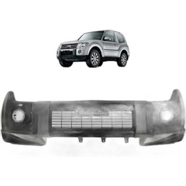 Parachoque Dianteiro Mitsubishi Pajero Full 2008 A 2012 Orig Preto