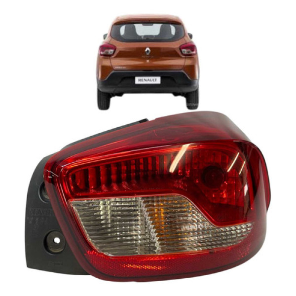 Lanterna Traseira Direita Renault Kwid 2018 A 2023 Original Direito/passageiro Vermelho