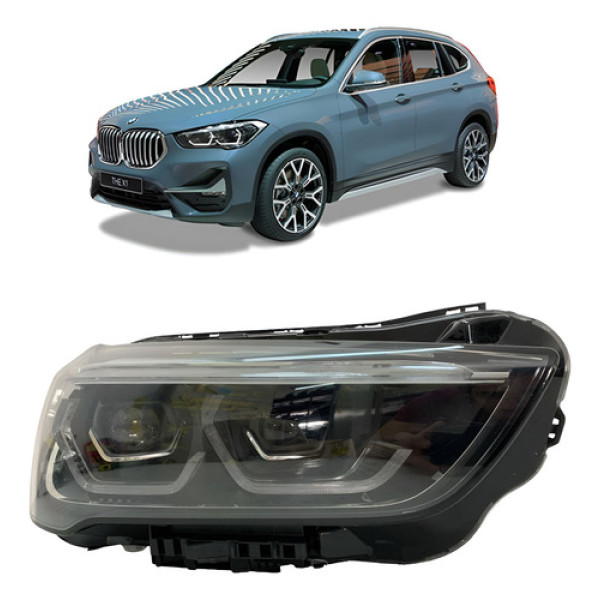 Farol Bmw X1 Full Led Direito 2020 2021 2022 Usado Original Direito
