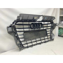 Grade Central Parachoque Audi A3 2013 A 2016 Original Cinza Fosco