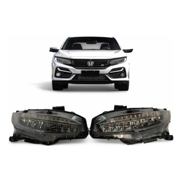 Farol Honda Civic Full Led Esquerdo 2018 A 2022 Original