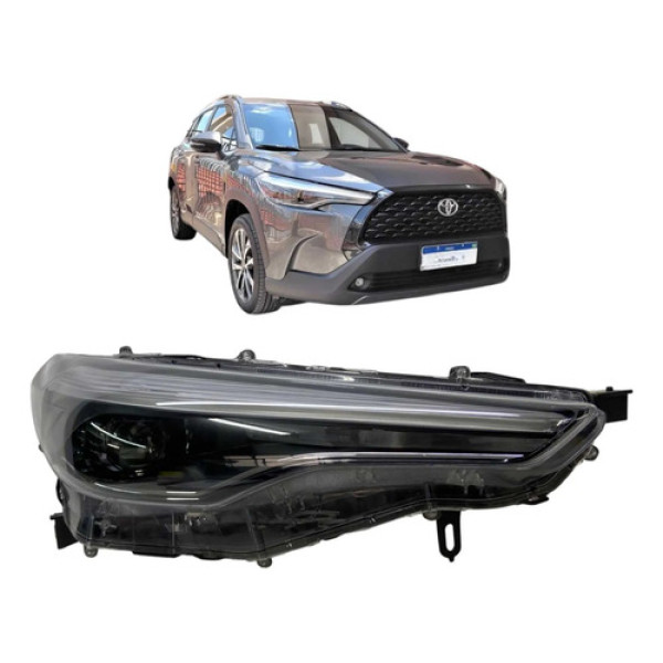 Farol Direito Toyota Corolla Cross 2020 A 2023 Original Direito/passageiro