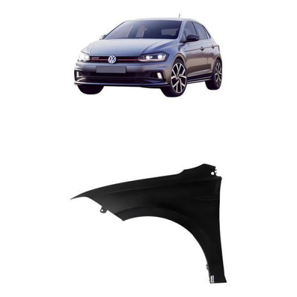 Paralama Volkswagen Polo Virtus Esquerdo 2018 A 2024 Origin