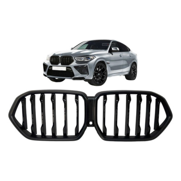Grade Central Bmw X5 X6 2019 A 2024 Black Piano Original Preto Brilhante