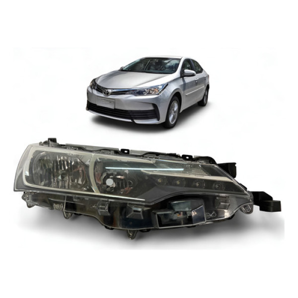 Farol Toyota Corolla Direito 2018 2019 2020 Original Direito/passageiro