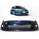 Parachoque Dianteiro Volkswagen Golf 2014 A 2017 Original Azul