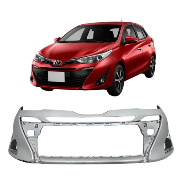 Parachoque Dianteiro Toyota Yaris 2017 A 2021 Usado Original Branco