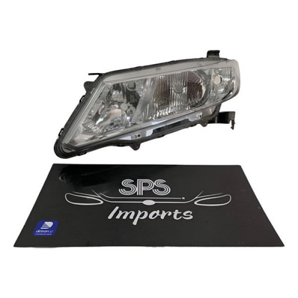 Farol Honda City Cromado Esquerdo 2015 A 2018 Usado Original Esquerdo
