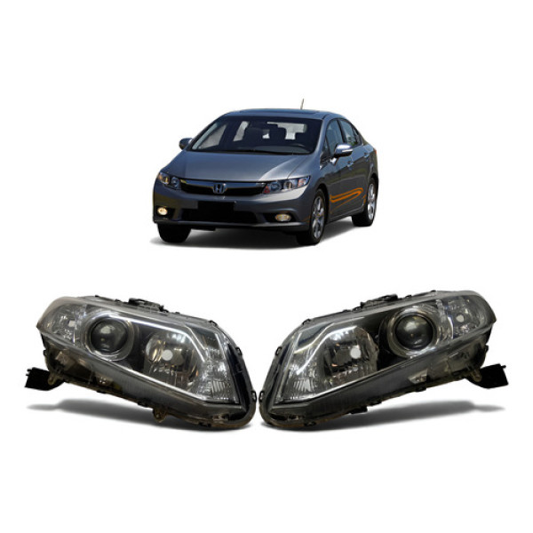 Farol Honda Civic Direito 2012 2013 2014 2015 Original Direito/passageiro
