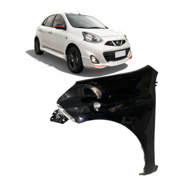 Paralama Nissan New March Esquerdo 2016 A 2020 Original
