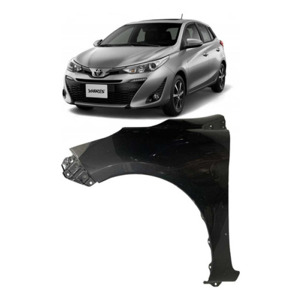 Paralama Toyota Yaris Esquerdo 2017 A 2024 Usado Original