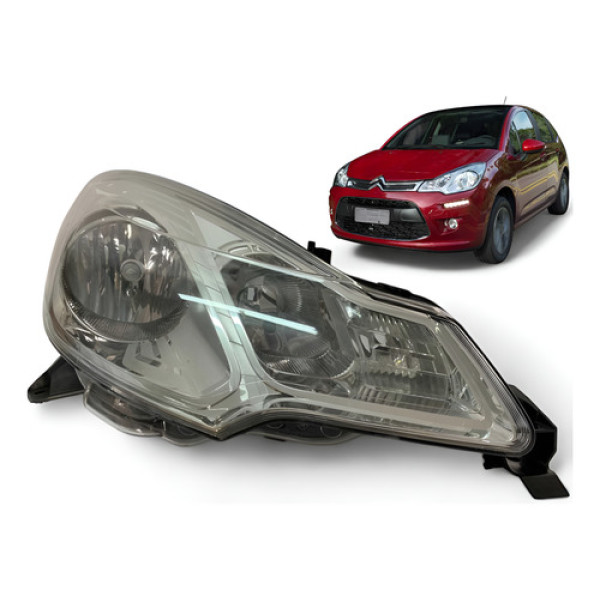 Farol Citroen C3 Direito 2013 2014 2015 2016 2017 2018 2019 Direito/passageiro