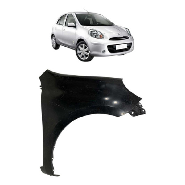 Paralama Nissan March Direito 2011 2012 2013 2014 Original