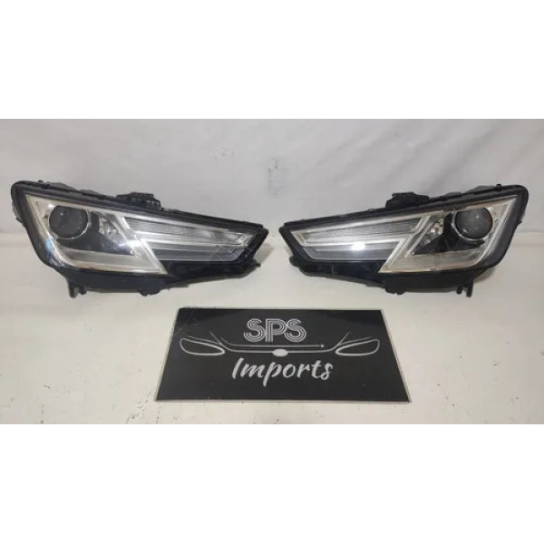 Farol Direito Audi A4 Tfsi Led Xenon 2016 A 2019 Original Direito