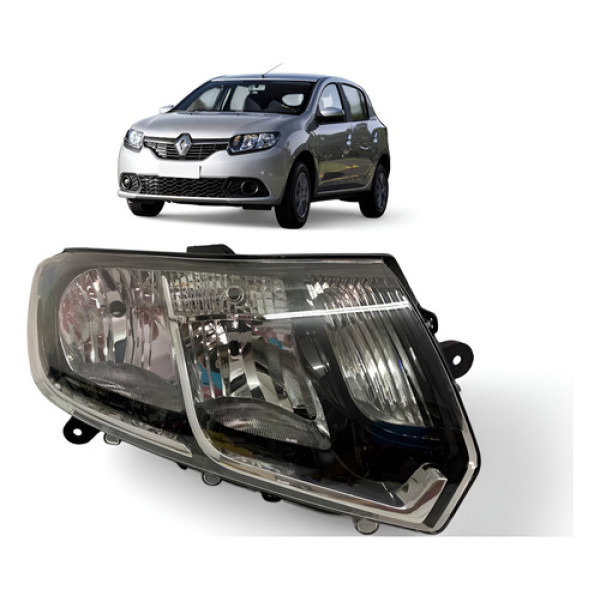 Farol Renault Sandero Direito 2014 2015 2016 2017 2018 Origi Direito/passageiro