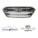 Grade Central Dianteira Hyundai Ix35 2016 A 2020 Usada Origi Prateado Brilhante