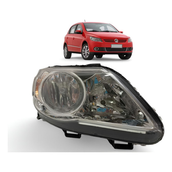 Farol Vw Gol Voyage Saveiro G5 Direito 2008 A 2012 Original Direito/passageiro