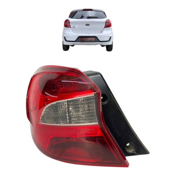 Lanterna Traseira Esquerda Ford Ka Hatch 2019 A 2022 Origina Esquerdo/motorista Vermelho