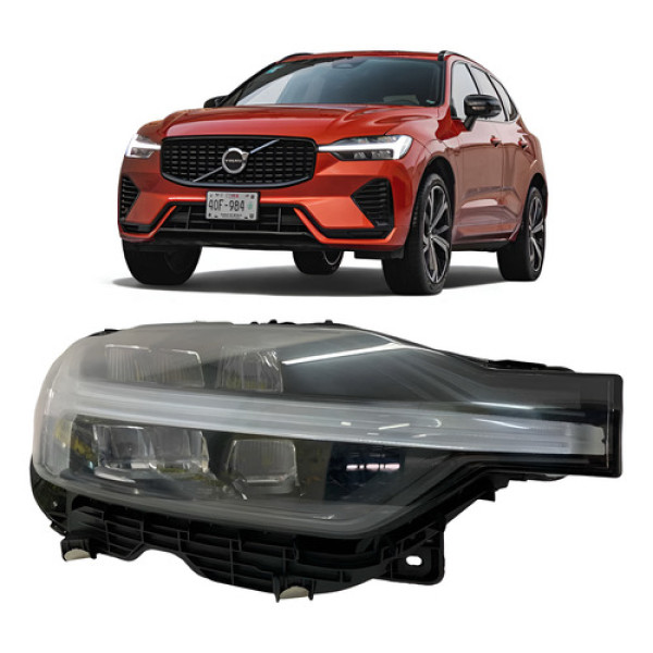 Farol Volvo Xc60 Aro Black Direito 2021 A 2024 Original Direito