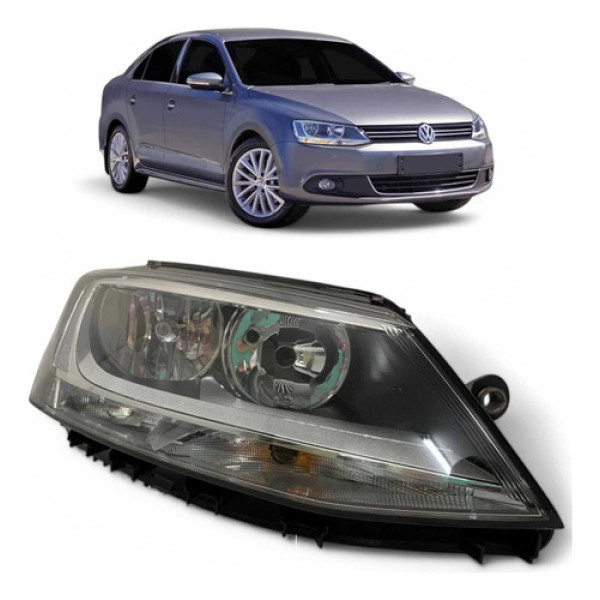Farol Volkswagen Jetta Sem Led Direito 2012 A 2015 Original
