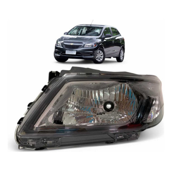 Farol Chevrolet Onix Fume Esquerdo 2014 A 2019 Original