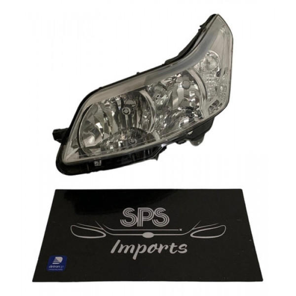 Farol Citroen C4 Pallas Esquerdo 2007 A 2014 Usado Original