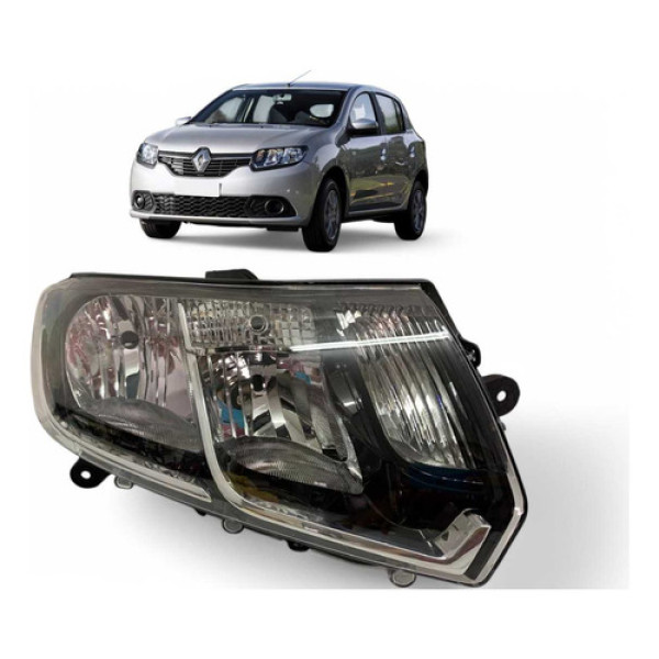 Farol Renault Sandero Direito 2014 2015 2016 2017 2018 Origi