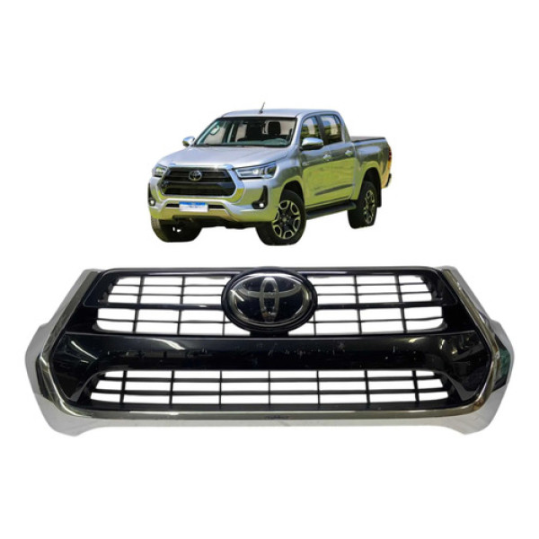 Grade Superior Toyota Hilux Srv Srx 2021 A 2024 Original Preto Brilhante