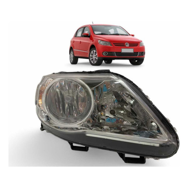 Farol Vw Gol Voyage Saveiro G5 Direito 2008 A 2012 Original