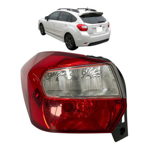 Lanterna Traseira Esquerda Subaru Impreza Hatch 2015 A 2017 Esquerdo/motorista Vermelho