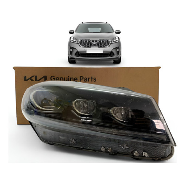 Farol Kia Sorento Full Led Direito 2017 A 2021 Original Direito/passageiro