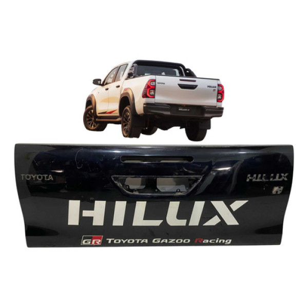 Tampa Traseira Toyota Hilux 2016 A 2025 Usada Original Preto