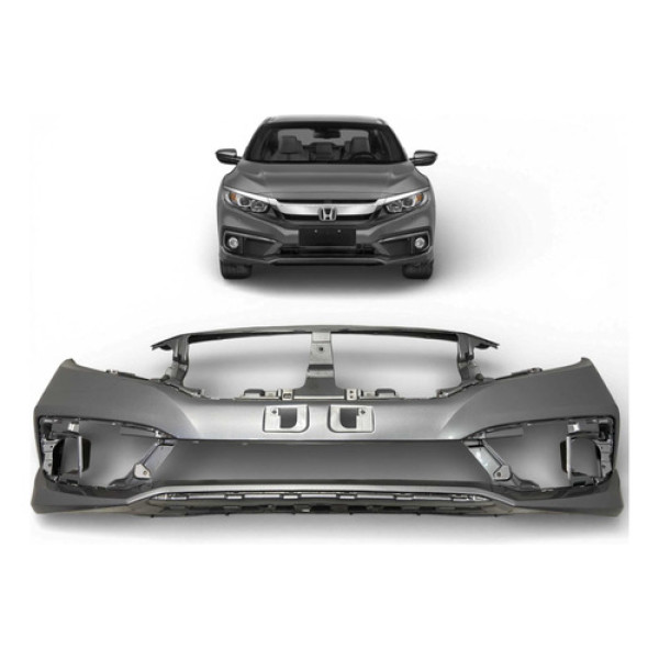 Parachoque Dianteiro Honda Civic G10 2020 2021 2022 Original Prata