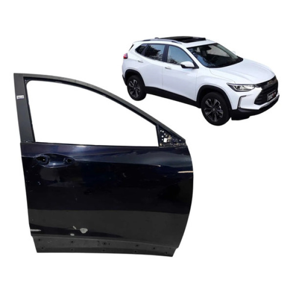 Porta Dianteira Direita Chevrolet Tracker 2021 A 2024 Origin Dianteira Direito Preto