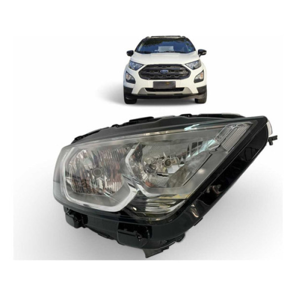 Farol Ford Ecosport Sem Led Direito 2018 2019 2020 2021 Orig