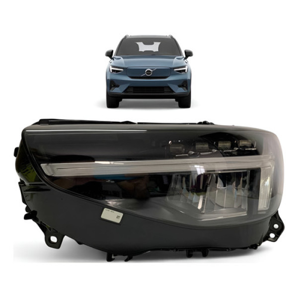 Farol Volvo Xc40 Full Led Esquerdo 2022 2023 2024 Original Esquerdo/motorista