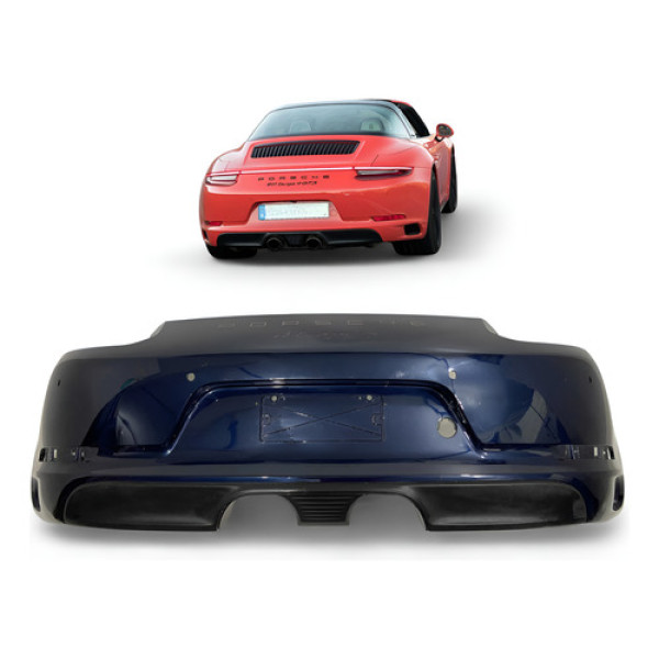 Parachoque Traseiro Porsche 911 Targa 4s Carrera 2012 A 2016