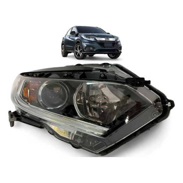 Farol Honda Hrv Com Led Direito 2017 2018 2019 2020 Original Direito/passageiro