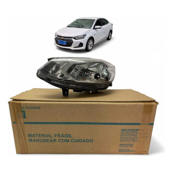 Farol Chevrolet Onix Plus Gm Esquerdo 2020 21 22 23 2024 Ori