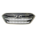 Grade Central Dianteira Hyundai Ix35 2016 A 2020 Usada Origi Prateado Brilhante