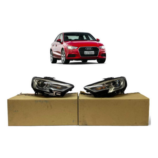 Farol Audi A3 Sedan Esquerdo 2017 2018 2019 2020 2021 Origin Esquerdo/motorista