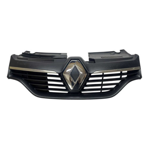 Grade Parachoque Dianteiro Renault Sandero Logan 2015 2020 Preto
