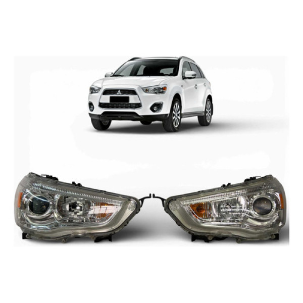 Farol Mitsubishi Asx Direito 2011 A 2018 Original Direito/passageiro