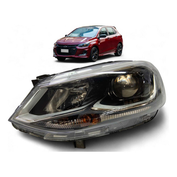 Farol Chevrolet Onix Foco Duplo Esquerdo 2020 A 2025 Origin Esquerdo/motorista