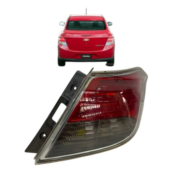 Lanterna Traseira Direita Chevrolet Prisma Onix 2012 A 2017 Direito/passageiro Vermelho