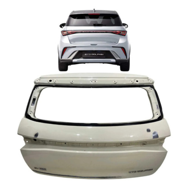 Tampa Traseira Byd Dolphin 2023 2024 2025 Original Branco