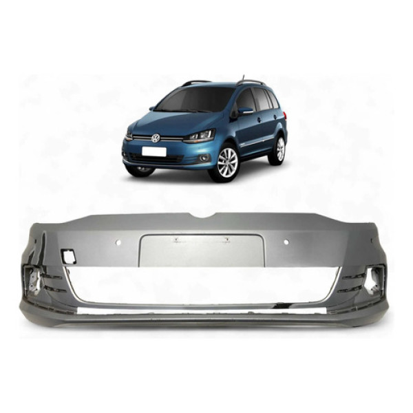 Parachoque Dianteiro Volkswagen Fox 2015 A 2019 Original Prata
