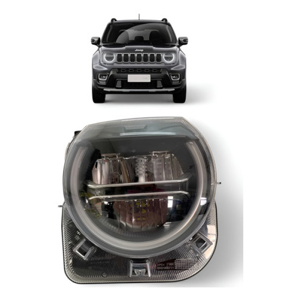 Farol Jeep Renegade Full Led Direito 2022 2023 2024 Original Direito/passageiro