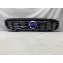 Grade Dianteira Superior Volvo Xc60 2014 A 2016 Original Preto Brilhante