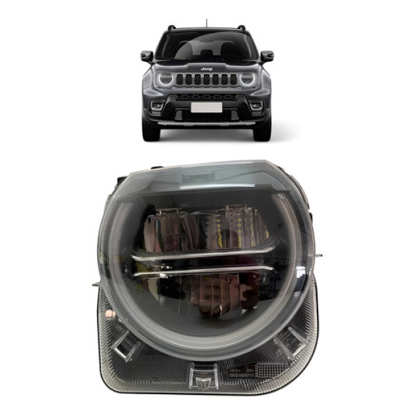 Farol Jeep Renegade Full Led Direito 2022 2023 2024 2025 Ori Direito/passageiro